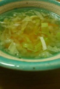体染み込む、野菜たっぷり素材味スープ