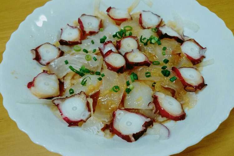 タコとイカと鯛のカルパッチョ レシピ 作り方 By Tkksh58 クックパッド 簡単おいしいみんなのレシピが352万品