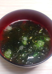 韓国海苔の簡単美味しいスープ☆即席スープ