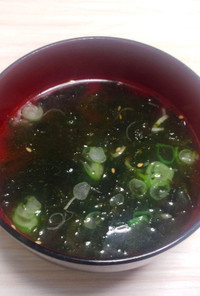 韓国海苔の簡単美味しいスープ☆即席スープ