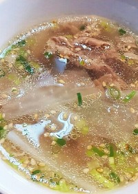 牛肉と大根のスープ