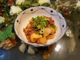 簡単!失敗なしの里芋のそぼろ煮