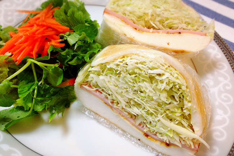 はんぺんdeハムキャベツサンドイッチ レシピ 作り方 By スズケンさんの嫁 クックパッド 簡単おいしいみんなのレシピが366万品