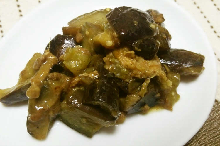 ご飯に合う 茄子と挽肉のねりゴマ味噌炒め レシピ 作り方 By ポテチ犬 クックパッド 簡単おいしいみんなのレシピが350万品