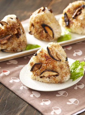 茸のまんまの♪香ばし焼きおにぎり