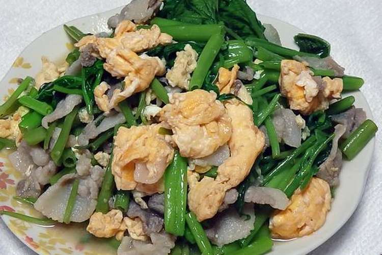 空芯菜の豚肉と卵炒め レシピ 作り方 By Chichipapa クックパッド 簡単おいしいみんなのレシピが352万品