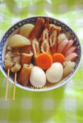 圧力鍋で大根もホクホク~!あったかおでん