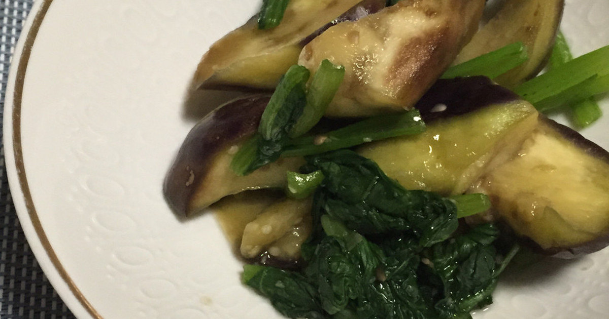 なすとほうれん草のわさび醤油和え by ひやしたぬき 【クックパッド】 簡単おいしいみんなのレシピが356万品