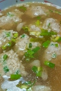 糖質オフ★鶏団子の食べるスープ★