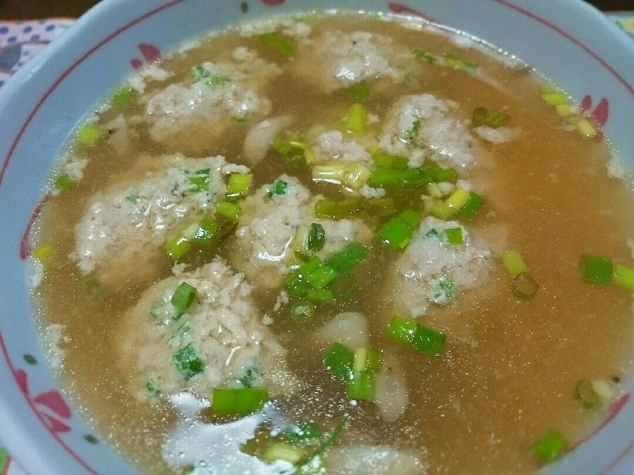 糖質オフ★鶏団子の食べるスープ★の画像