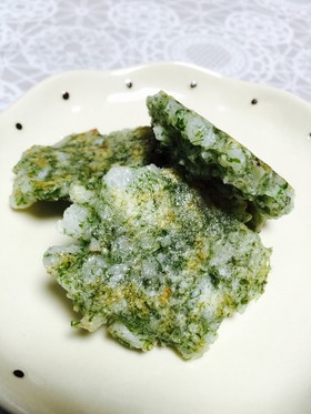 たたいて混ぜて!レンコンと長芋の磯部焼き