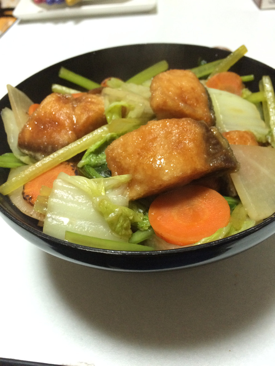 節約&ダイエット☆鮭と野菜の和風とろみ丼の画像