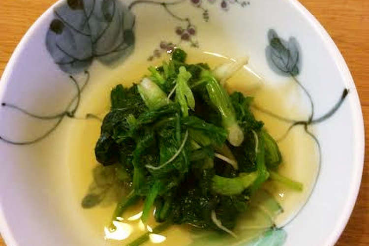 簡単 おつまみ 和風ほうれん草おひたし レシピ 作り方 By 居酒屋こはるちゃん クックパッド 簡単おいしいみんなのレシピが375万品