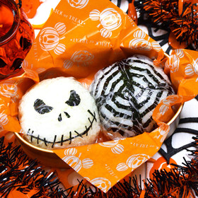 ハロウィン クモの巣 おにぎり キャラ弁