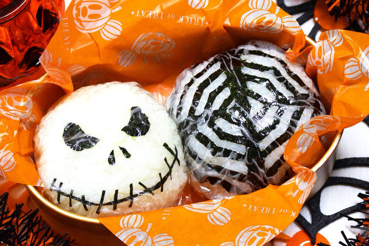 ハロウィン クモの巣 おにぎり キャラ弁 レシピ 作り方 By Kayoko クックパッド 簡単おいしいみんなのレシピが375万品