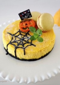 簡単かぼちゃ&ホワイトチョコチーズケーキ