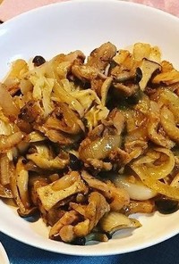 松屋のケイジャンチキン風の炒め物のレシピ