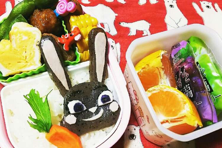 ズートピア ジュディホップスお弁当 レシピ 作り方 By Ma22 クックパッド 簡単おいしいみんなのレシピが356万品