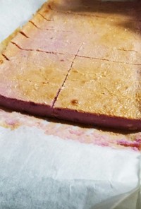 紫芋の簡単チーズケーキ