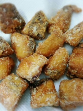 給食風のカツオの竜田揚げ!