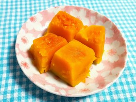 ❇レンジで簡単❇かぼちゃの煮付け