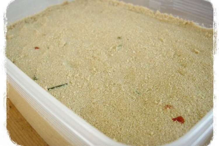 麹で美味しいまろやかぬか床 レシピ 作り方 By Cook 244 クックパッド 簡単おいしいみんなのレシピが357万品