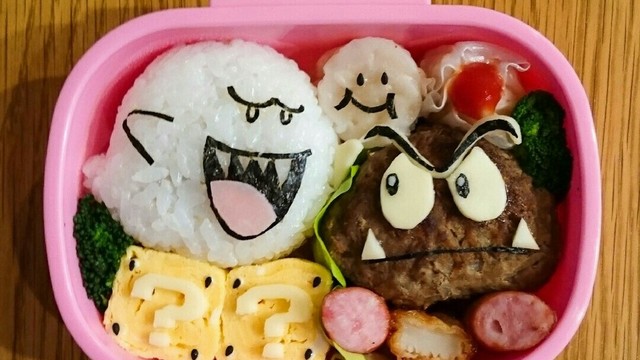 マリオのテレサとクリボー 簡単キャラ弁 レシピ 作り方 By 三田のお父さん クックパッド 簡単おいしいみんなのレシピが361万品