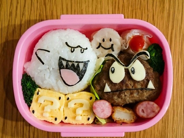 マリオのテレサとクリボー 簡単キャラ弁 レシピ 作り方 By 三田のお父さん クックパッド 簡単おいしいみんなのレシピが360万品