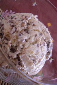 刻みチョコのアイスクリーム