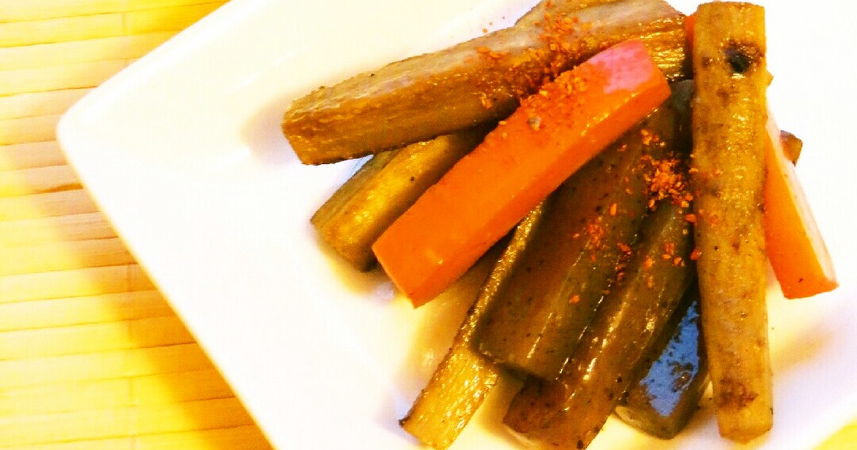 ☺デパ地下風☆簡単♪極太きんぴらごぼう☺ by hirokoh 【クックパッド】 簡単おいしいみんなのレシピが358万品