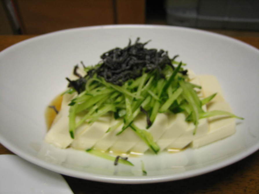 お豆腐サラダの画像