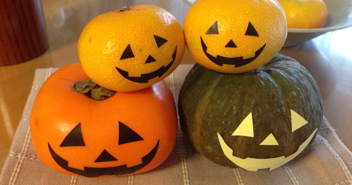柿 みかん 坊ちゃんかぼちゃでハロウィン レシピ 作り方 By すみぃ クックパッド 簡単おいしいみんなのレシピが378万品
