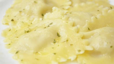 リコッタチーズのラビオリの写真