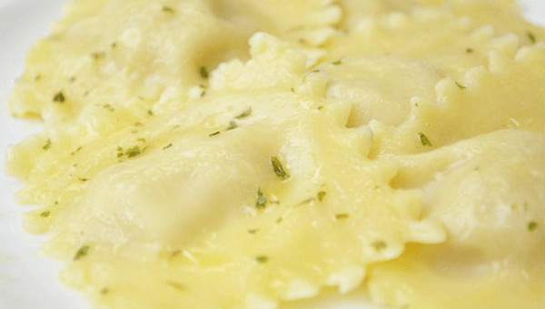 リコッタチーズのラビオリの画像