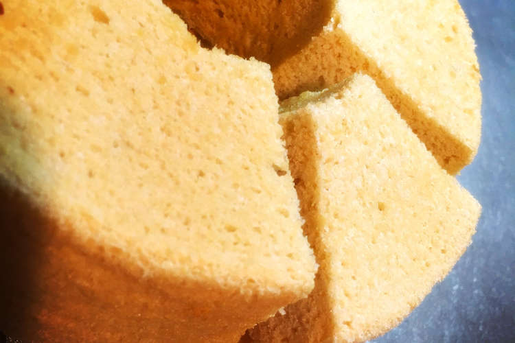 ふわふわ米粉のメープルシフォンケーキ レシピ 作り方 By まゆ クックパッド 簡単おいしいみんなのレシピが349万品