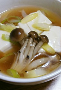 ほっこり(*^^*)お豆腐の餡かけスープ