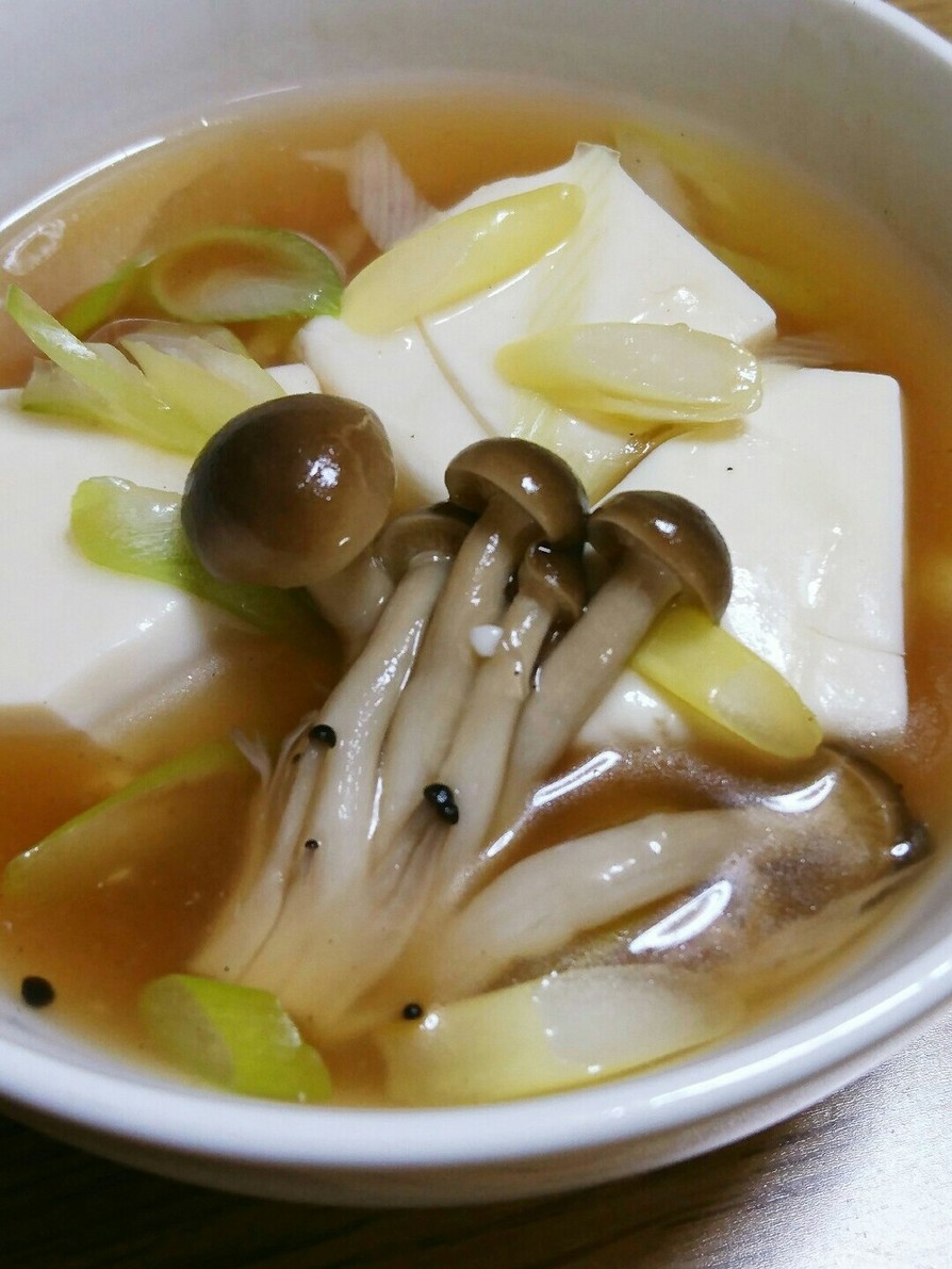 ほっこり(*^^*)お豆腐の餡かけスープの画像