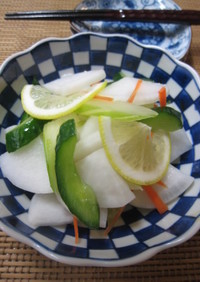 広島檸檬で☆大根とセロリのマリネ風サラダ