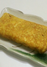 分量簡単！白だしで作る卵焼き