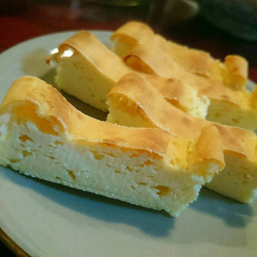 材料3つ☆豆乳のスティックチーズケーキの画像