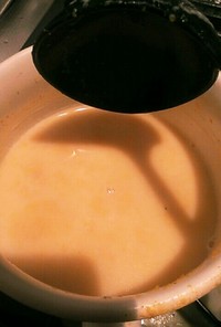南瓜のリメイクスープ