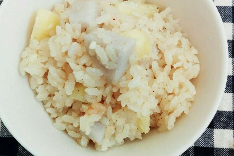 子供に秋の味覚を 里芋ごはん レシピ 作り方 By みゆ たい クックパッド 簡単おいしいみんなのレシピが359万品