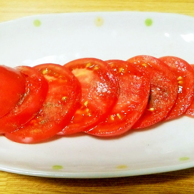 トマトの塩胡椒がけ レシピ 作り方 By ちぃ兄やん クックパッド 簡単おいしいみんなのレシピが356万品