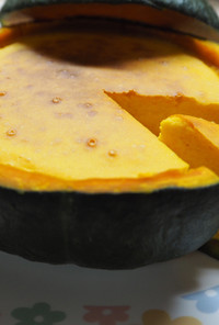 丸々かぼちゃのチーズタルト