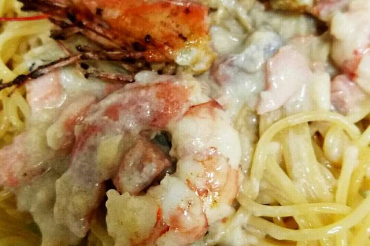 鮭と海老のホワイトクリームパスタ レシピ 作り方 By クッキングsaku クックパッド 簡単おいしいみんなのレシピが360万品