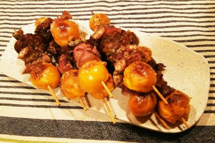 美唄やきとり 鶏もつ串 レシピ 作り方 By さるさつ クックパッド 簡単おいしいみんなのレシピが364万品