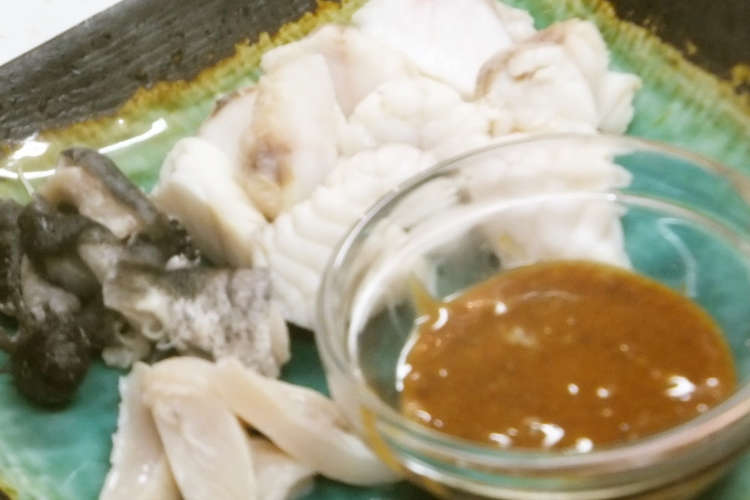 しっとりと 煮あんこうの供酢 レシピ 作り方 By きくゆう屋 クックパッド