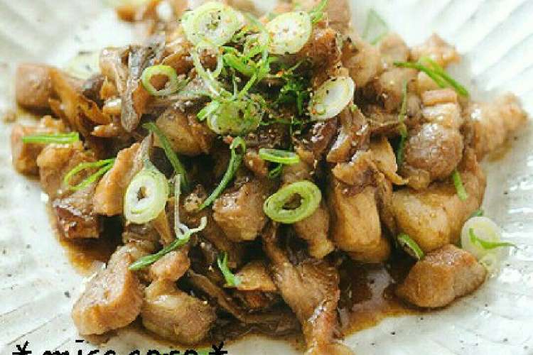 M豚と舞茸の濃厚ニンニク醤油炒め レシピ 作り方 By Misacoro クックパッド 簡単おいしいみんなのレシピが349万品