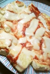 「ピザ風焼き豆腐」