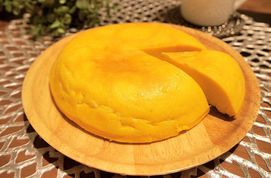 【炊飯器レシピ】かぼちゃのチーズケーキの写真